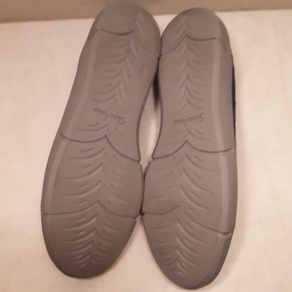 Skechers Womans SN 100205 Navy Blue Suede Shoes - Picture 3 of 11